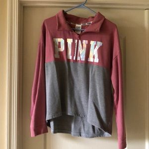 pink sweatshirt size-medium(fits like s/m)